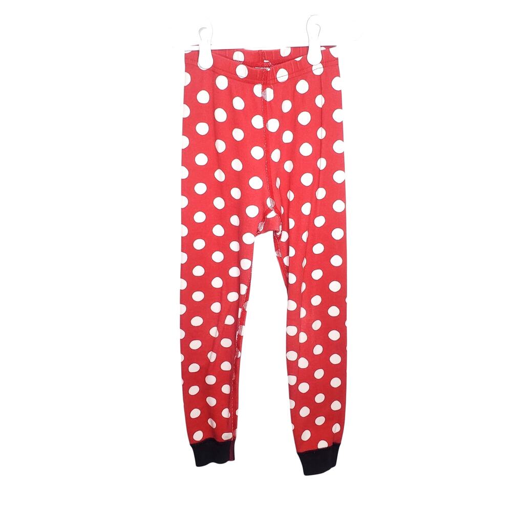 Disney by Hanna Andersson Size US 6-7 Red White Polka Dot Pajama Pants Minnie